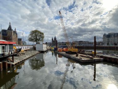 Entree Fietsenstalling Bouw