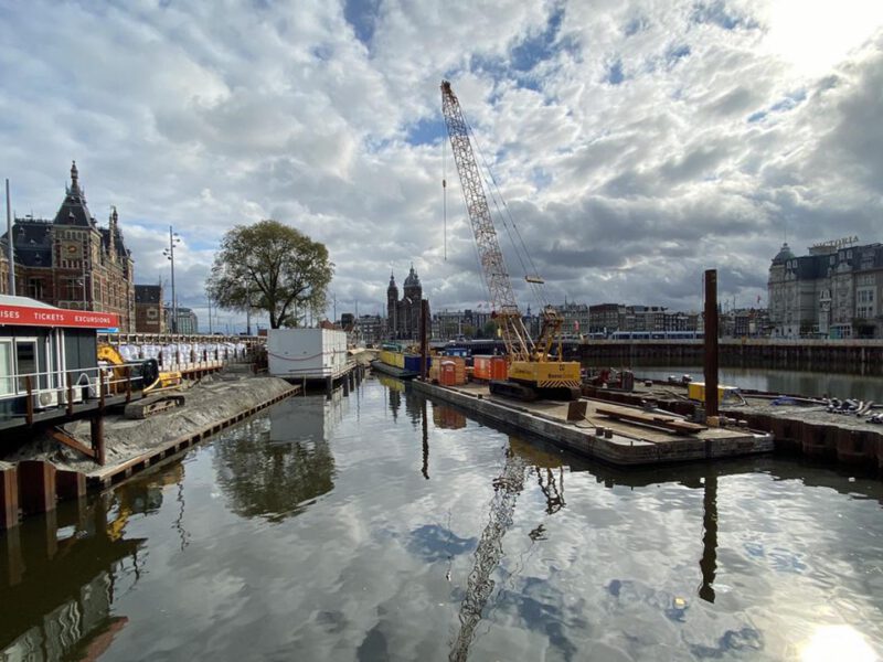Entree Fietsenstalling Bouw