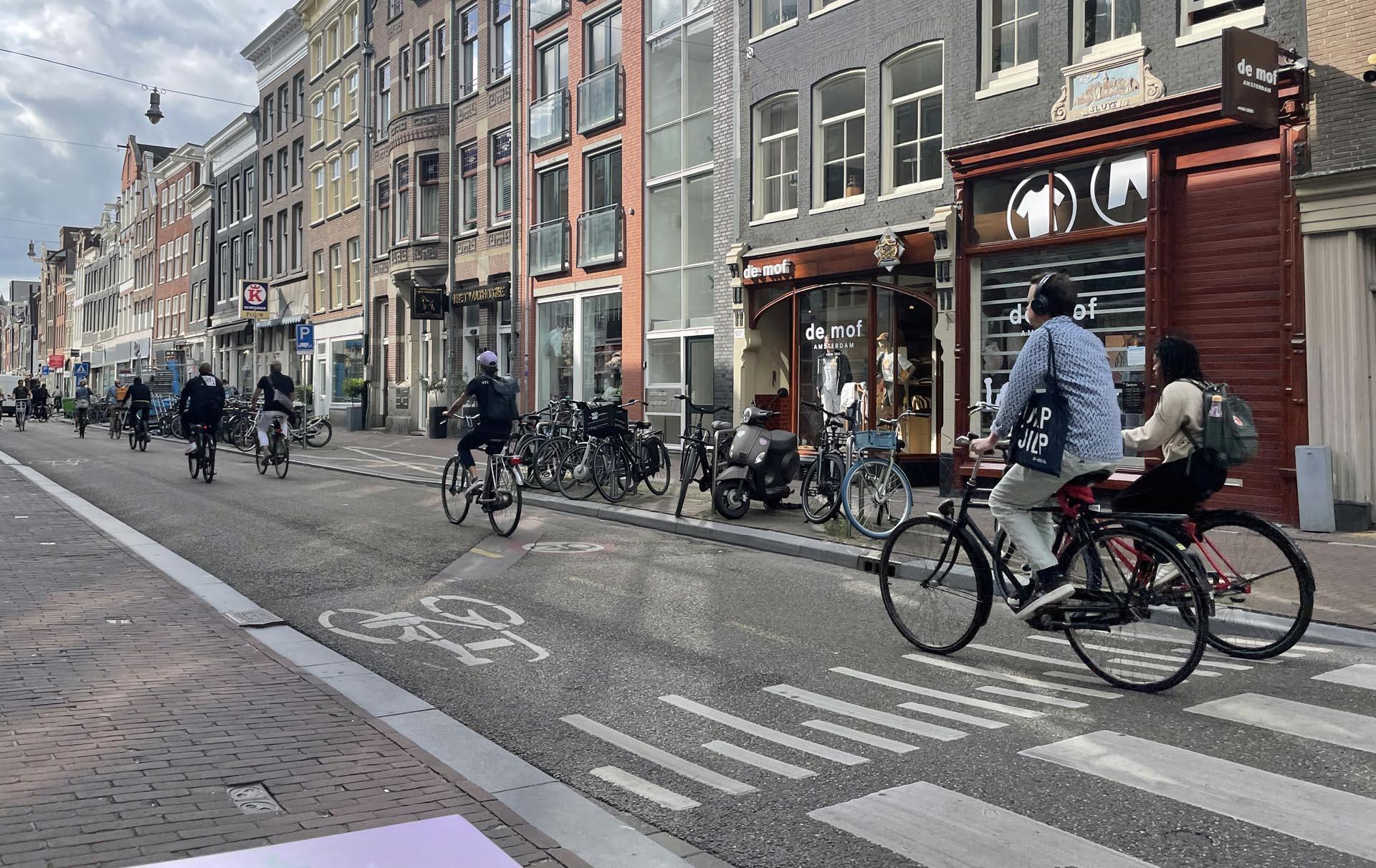 Graag een fietsknip in de Haarlemmerstraat