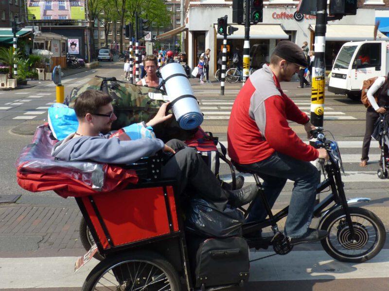 De Dagelijkse Anarchie Op Het Fietspad 1 Fietstaxi